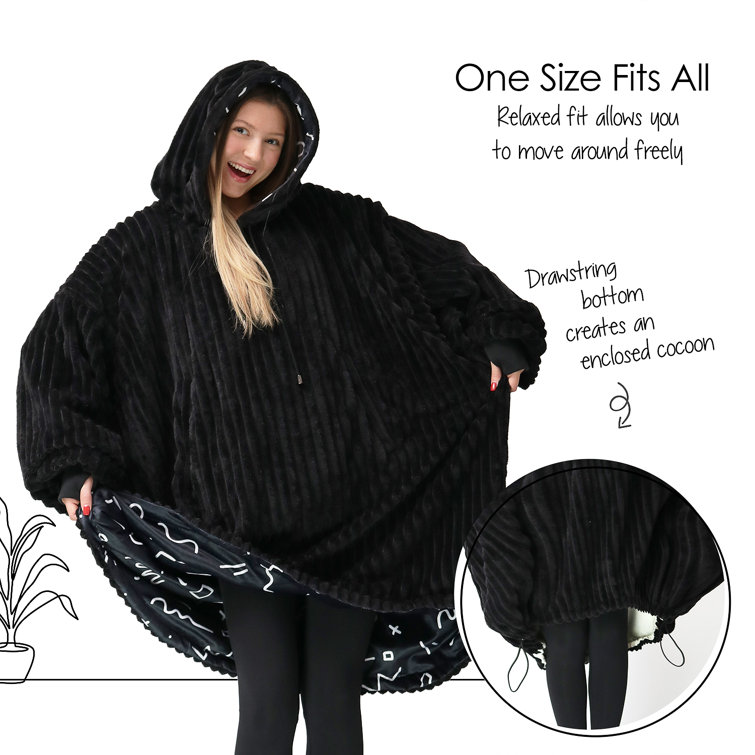 Giant best sale hooded blanket